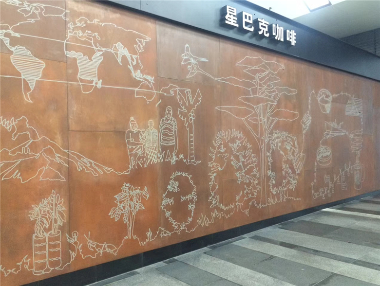 顺昌耐候钢幕墙