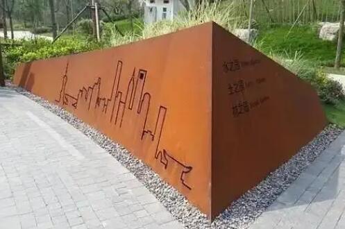 顺昌耐候钢挡土墙